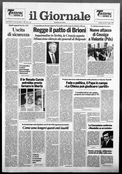 Il giornale : quotidiano del mattino